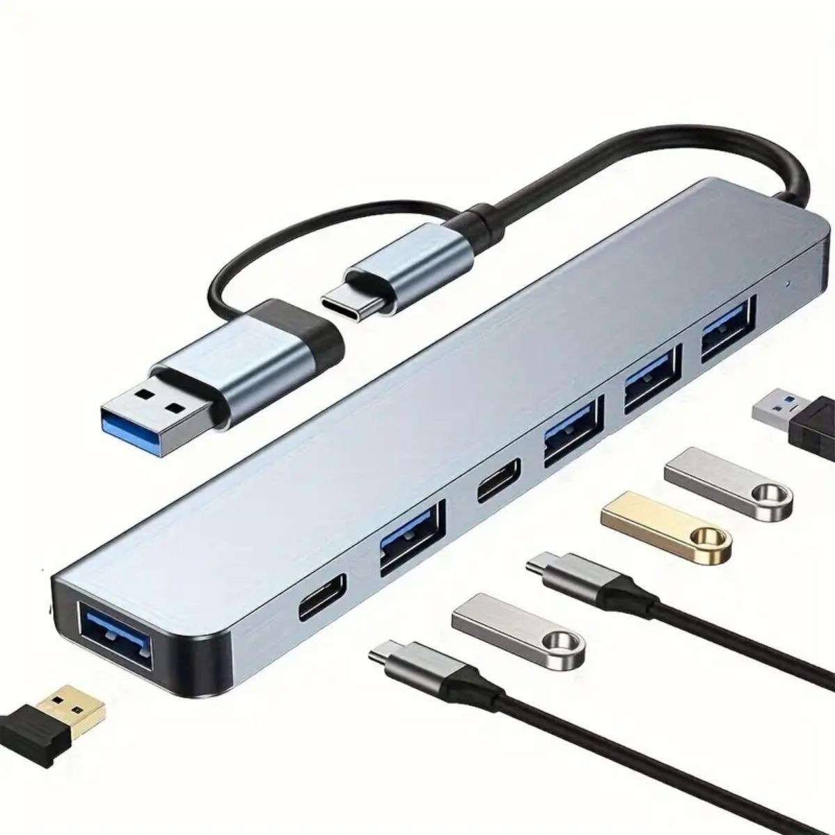 8 in 1 Usb Çevirici Notebook Macbook Type-C Uyumlu Görüntü Aktarı 8 in 1 Usb Çevirici Notebook Macbook Type-C Uyumlu Görüntü Aktarı Fiyatı, Yorumları ve Özellikleri