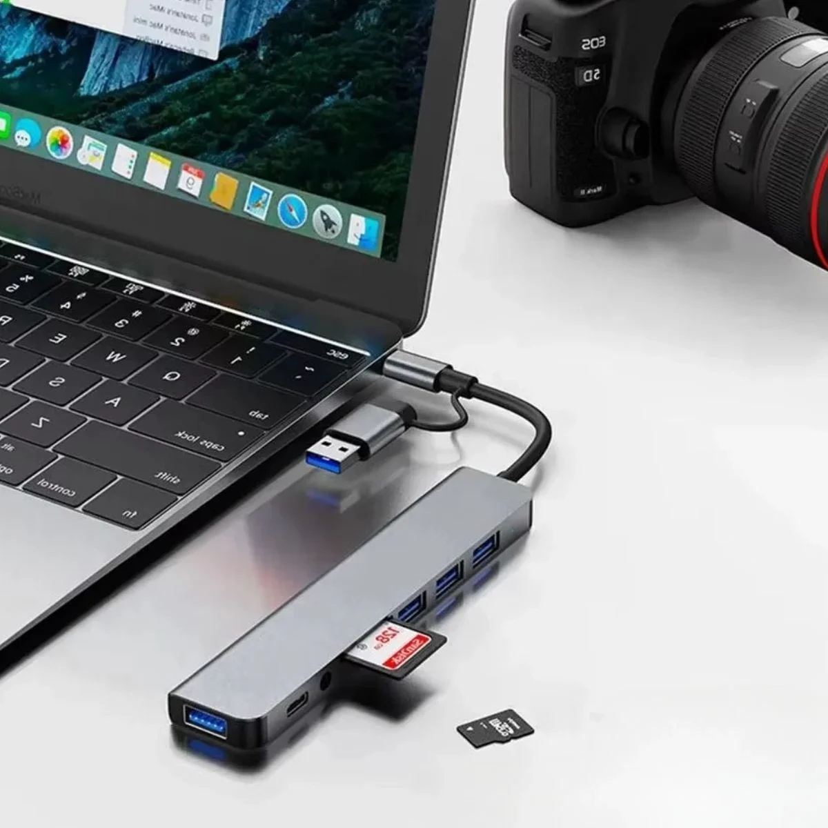 8 İn 1 Usb Çevirici Notebook Macbook Type-c Uyumlu Görüntü Aktarıcı Hub Bx40 Fiyatı, Yorumları ve Özellikleri
