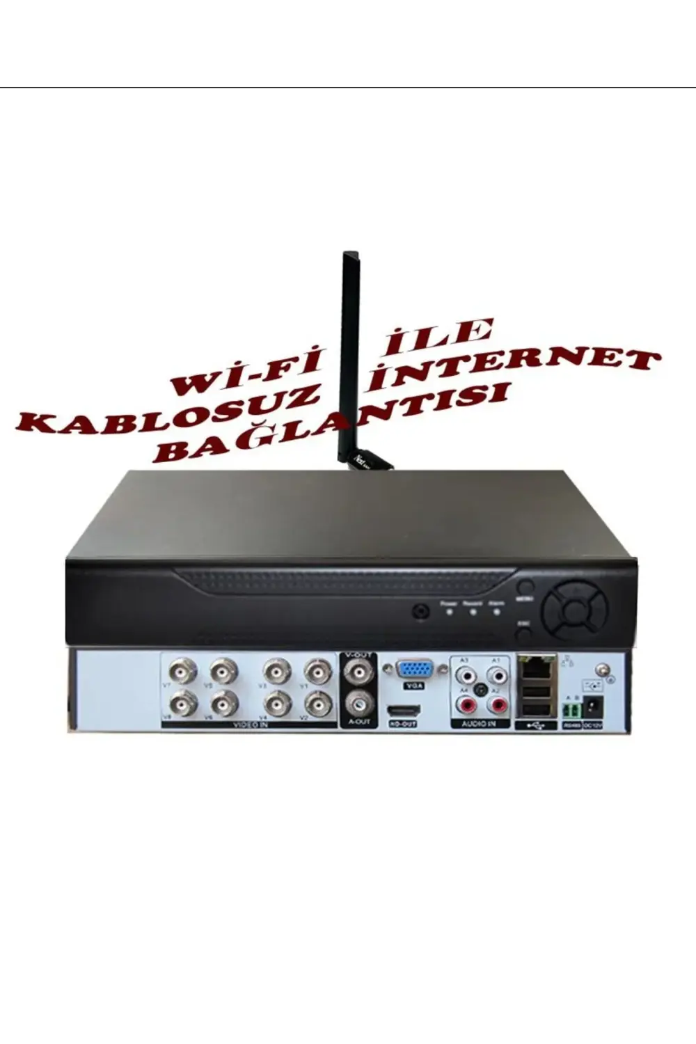 8 Kanal Wi-Fi Bağlantılı 5 Mp H265+ Hıbrıt Araç, Insan ve Yüz Tan