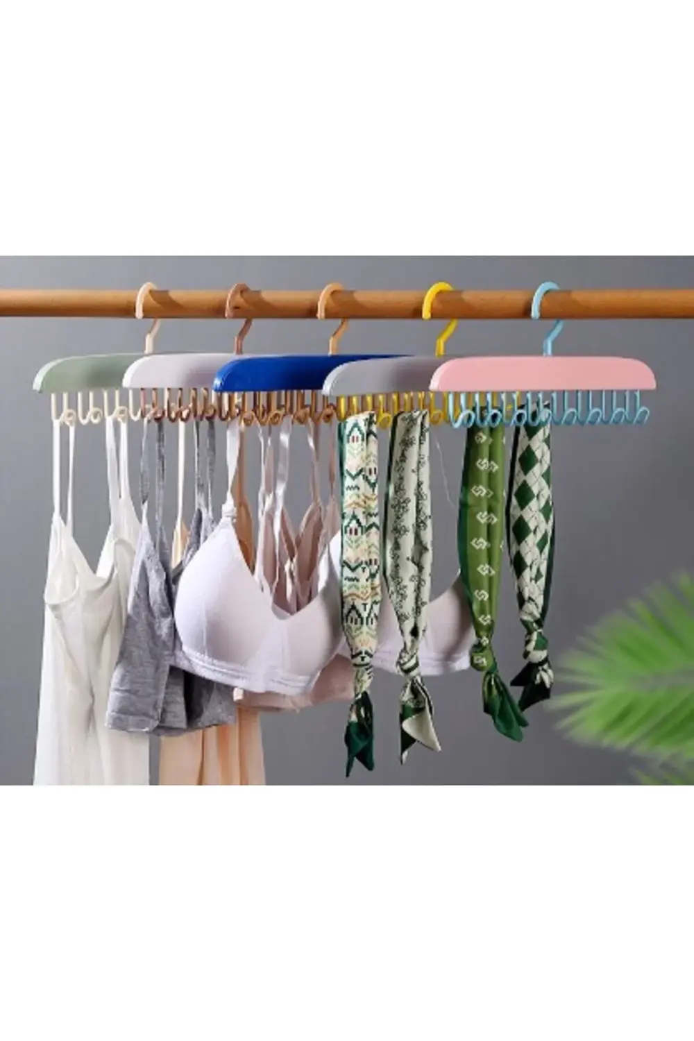 8 Kancalı Çok Amaçlı Yapışkanlı Askı