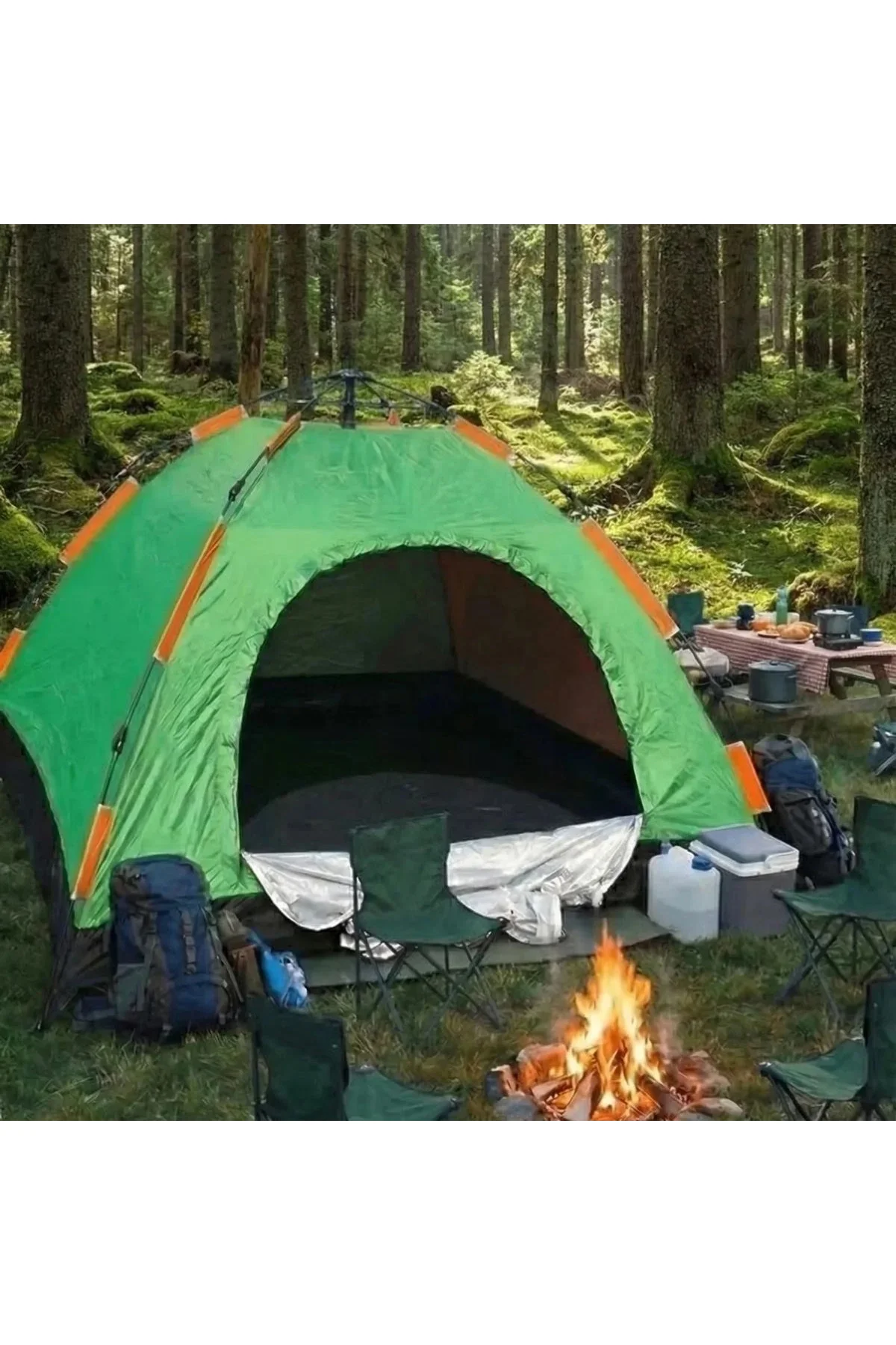 8 Kişilik Otomatik Kurulum Kamp Çadırı – Outdoor, Suya Dayanıklı Hızlı Kurulum Piknik ve Doğa İçin G 8 Kişilik Otomatik Kurulum Kamp Çadırı – Outdoor, Suya Dayanıklı Hızlı Kurulum Piknik ve Doğa İçin G