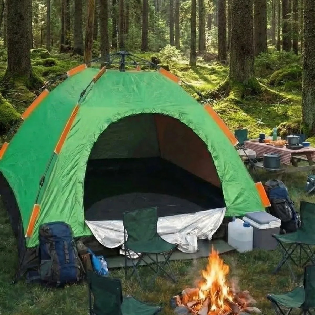 8 kişilik Otomatik Kurulum Kamp Çadırı – Outdoor , Suya Dayanıklı Hızlı Kurulum Piknik Ve Doğa İçin Geniş Aile Çadırı 250x250x165 Cm Bx40 8 kişilik Otomatik Kurulum Kamp Çadırı – Outdoor , Suya Dayanıklı Hızlı Kurulum Piknik Ve Doğa İçin Geniş Aile Çadırı 250x250x165 Cm Bx40