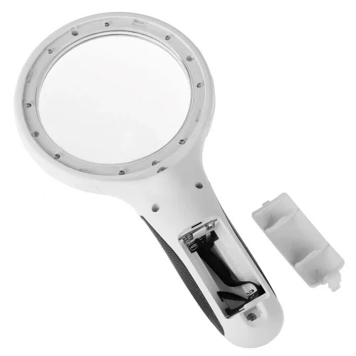 8 Ledli 3x75mm &amp; 10x19mm El Büyüteç, Takı, Okuma,para Kontrol Için