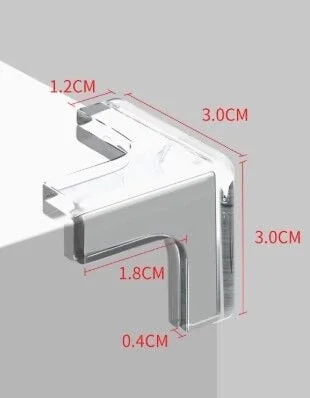 8 li Set Silikon Şeffaf Masa Kenarı Koruma Aparatı 8 li Set Silikon Şeffaf Masa Kenarı Koruma Aparatı