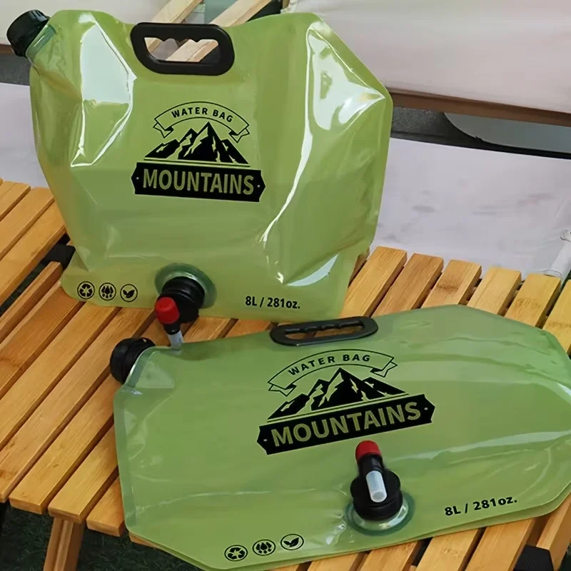 8 Litre Katlanabilir Musluklu Su Kabı - Kamp ve Doğa - Taşıma Kul