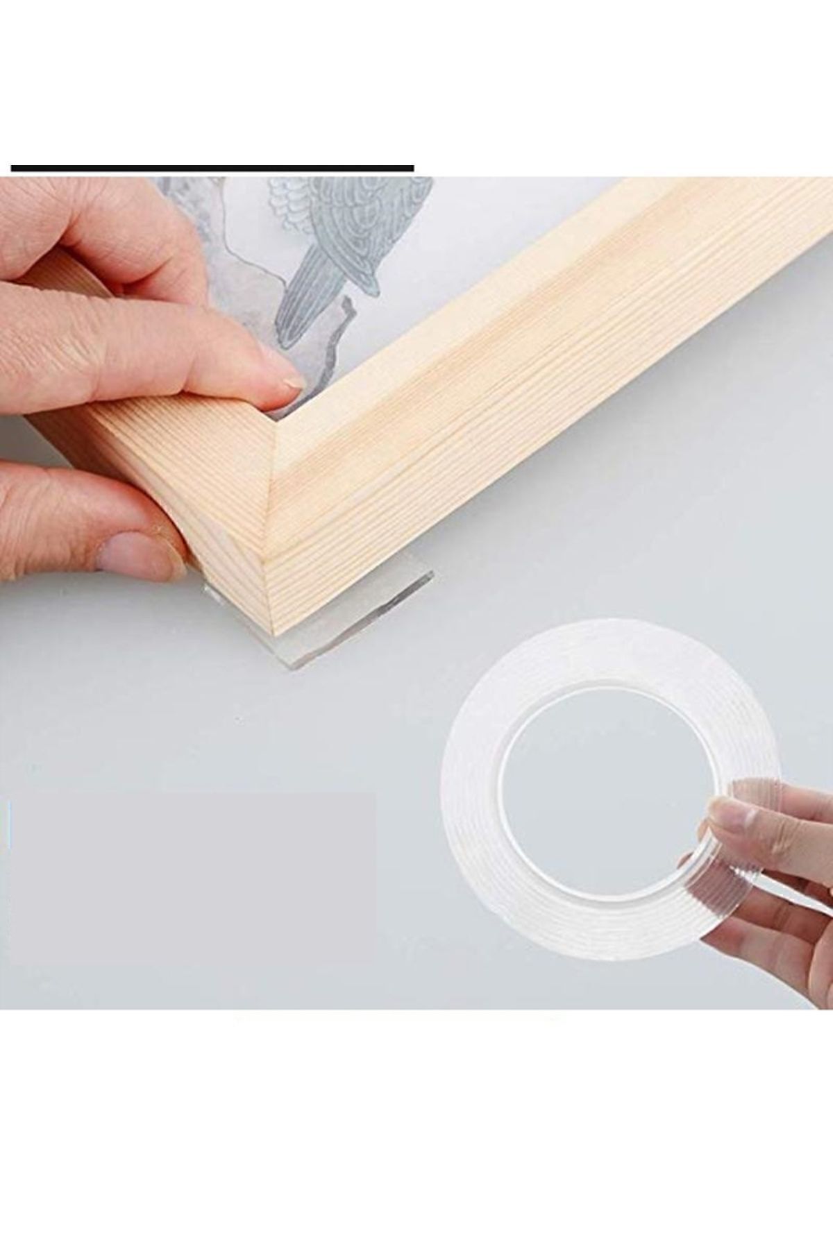 Transformacion 8 Metre Nano Çift Taraflı Yapıştırıcı Bant Çivisiz Montaj