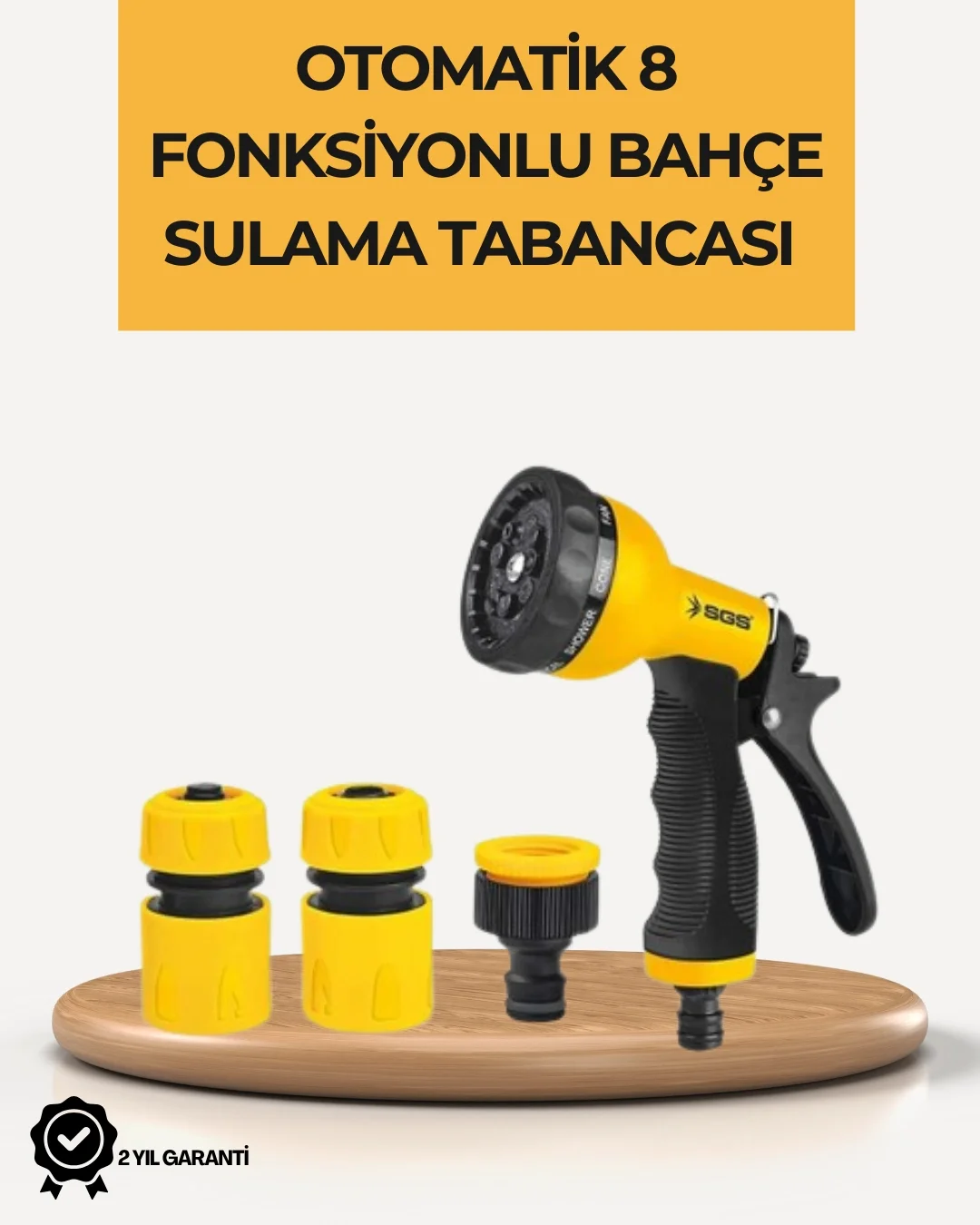 8 Modlu Bahçe Sulama Tabancası Seti Bitki Çiçek Araç Temizleme Fiyatı, Yorumları ve Özellikleri