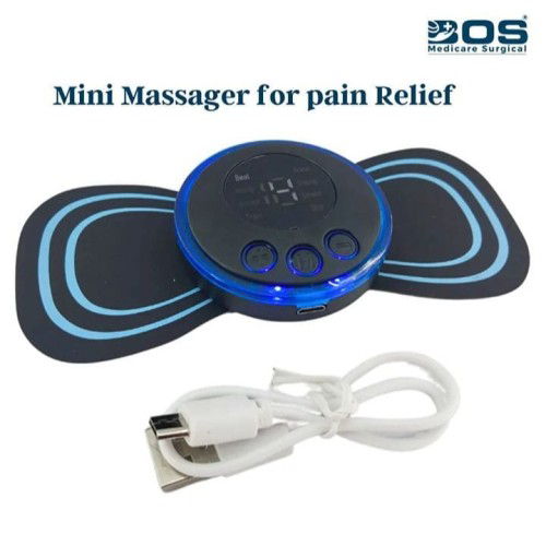 8 Modlu Mini Şarjlı Kelebek LCD Ekran Ems Boyun Omuz Kol Sırt Ele