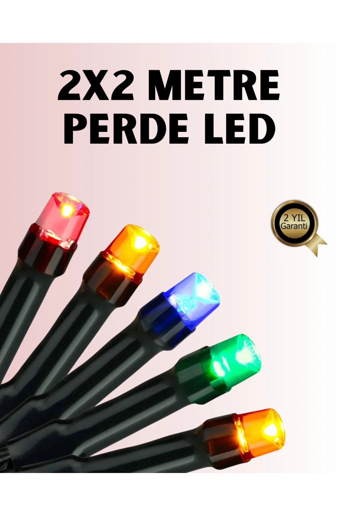 8 Modlu Zaman Ayarlı LED Perde Işık – Bahçe ve Balkon Dekorasyonu