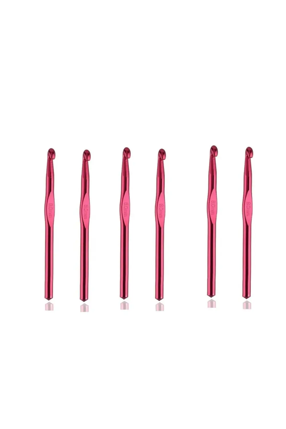 Skc 8 Numara Gagalı Örgü Tığı - Gagalı Aluminyum Tığ No: 8 ( Bir Adet