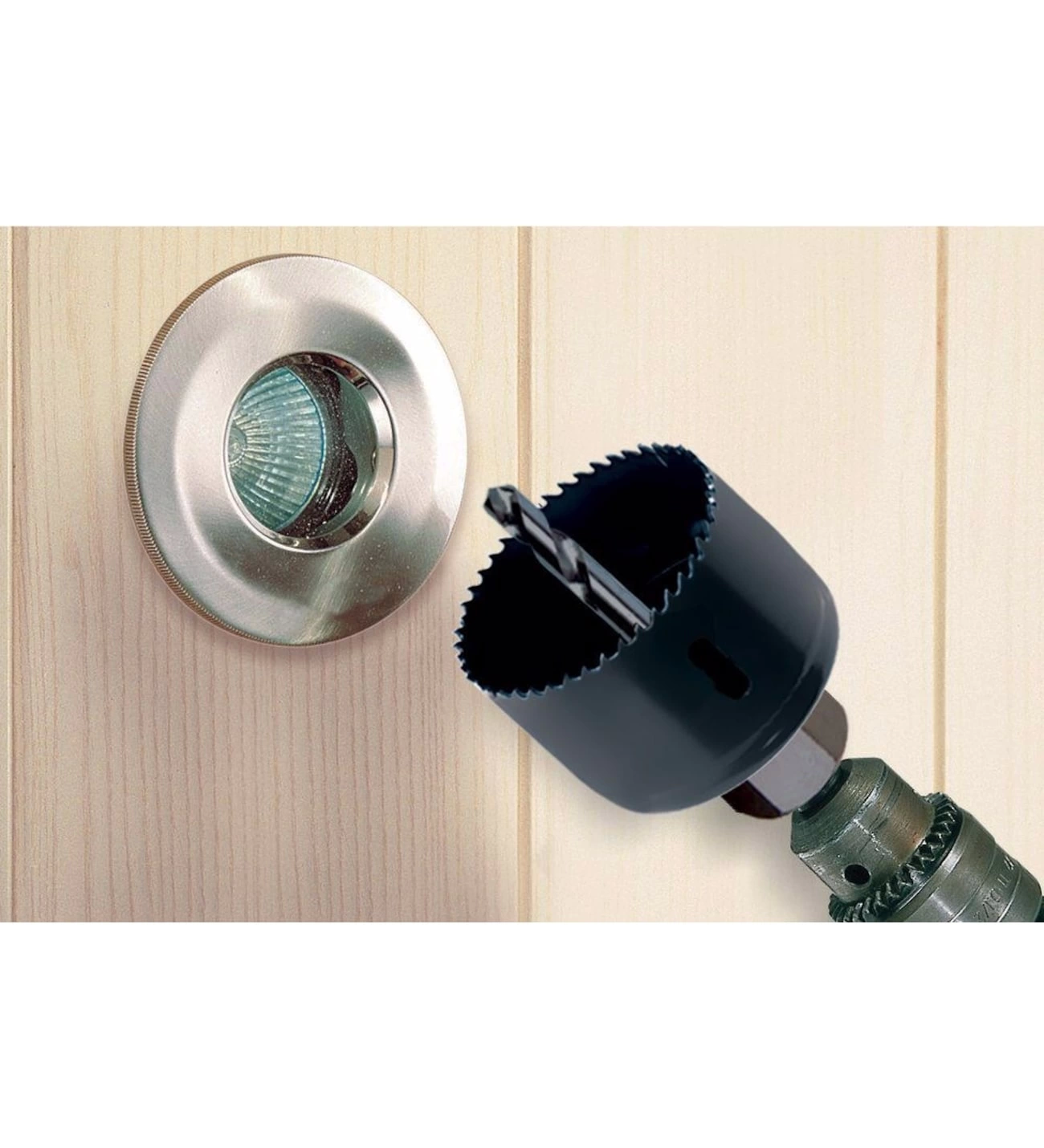 8 Parça Panç Seti Ağaç Kesme Testere Matkap Ucu Takımı Alçıpan Ta