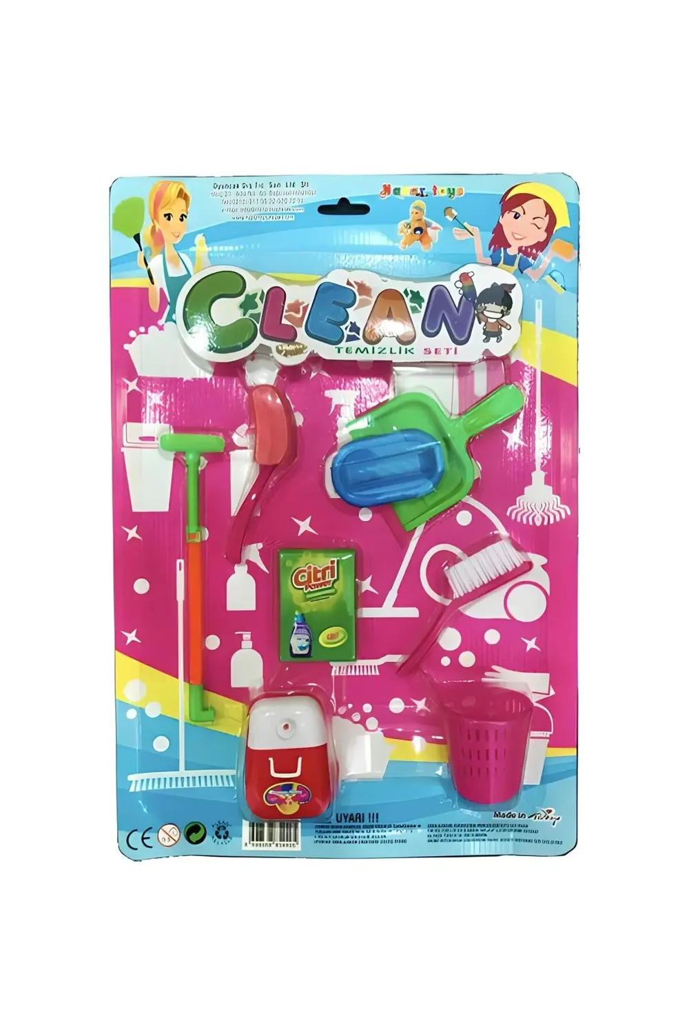 8 Parça Temizlik Seti Oyuncak