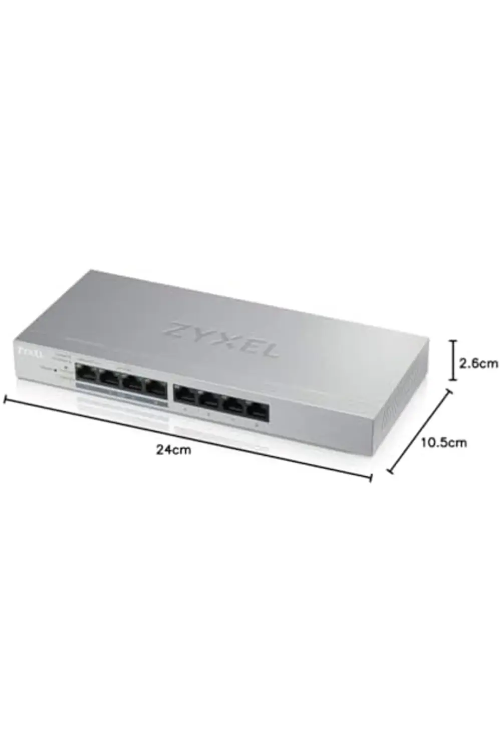8-Port 10/100/1000 Gigabit Web Managed PoE+ Switch | 60 Watt 3955