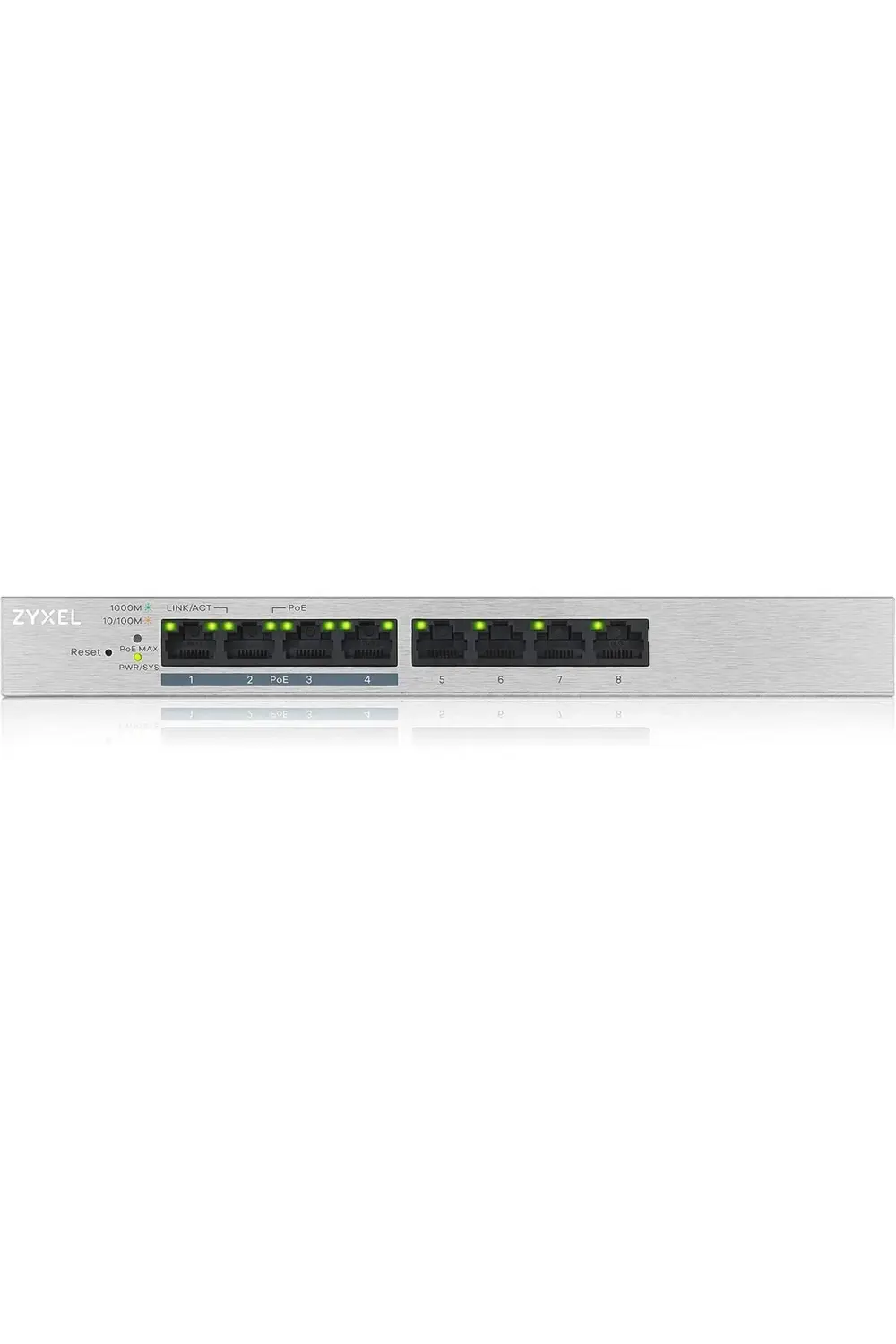 8-Port 10/100/1000 Gigabit Web Managed PoE+ Switch | 60 Watt 3955