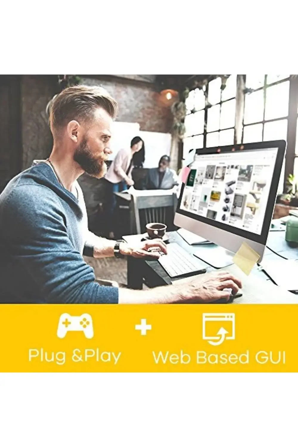 8-Port 10/100/1000 Gigabit Web Managed PoE+ Switch | 60 Watt 3955