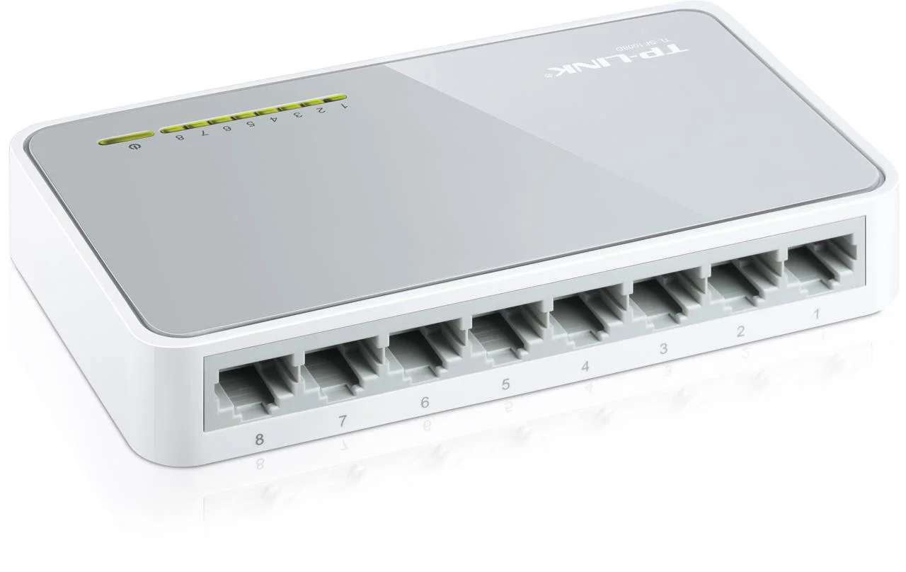 8 Port 10/100Mbps Switch – Yeşil Ethernet Teknolojili, Tak ve Çalıştır Ağ Switch'i Fiyatı, Yorumları ve Özellikleri
