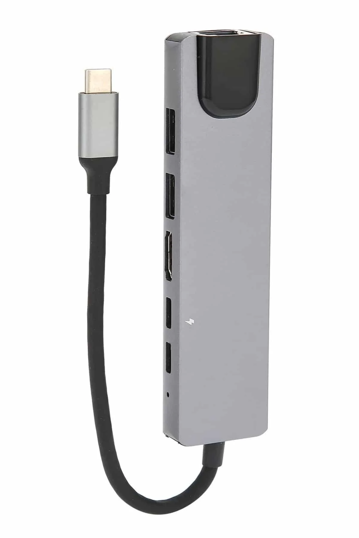 8 Port Çoklayıcı Macbook Ile Uyumlu Çoğaltıcı Type-C dönüştürücü TF SD kart