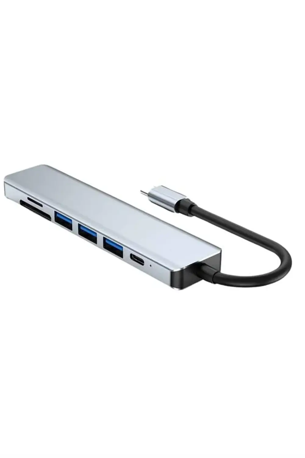 8 Portlu Macbook Çevirici Type C Hub  SD TF USB Çoğaltıcı Etherne