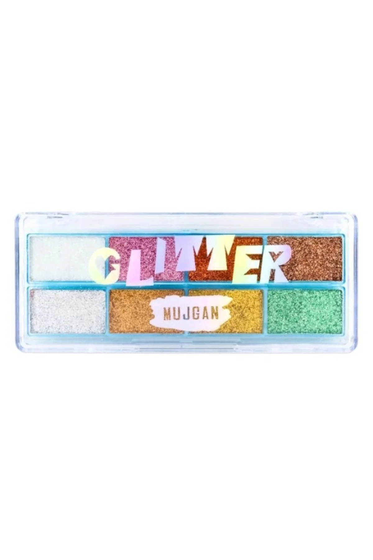8 Renk Yaz Glitter Far Paleti - 2'li Set