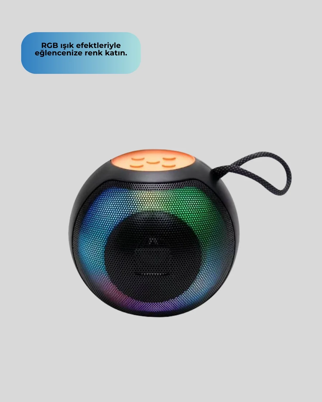8 Saat Çalma Süreli Taşınabilir Bluetooth Hoparlör