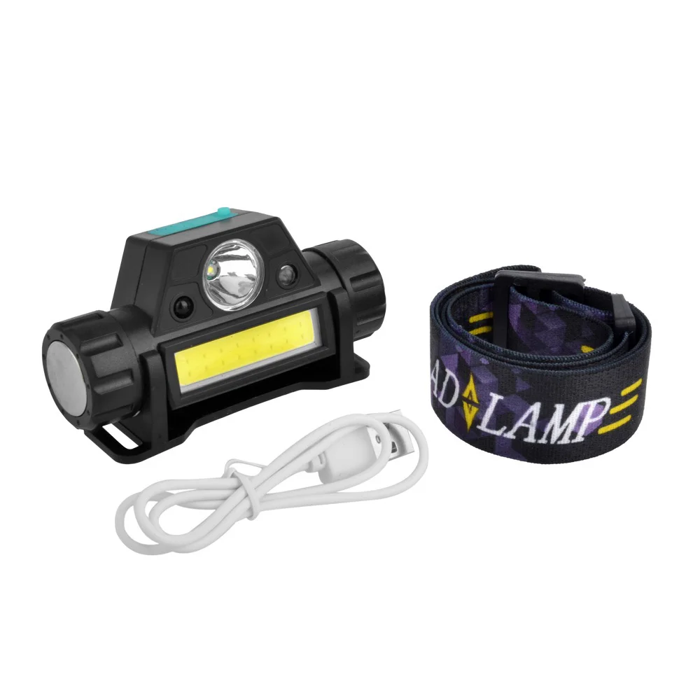 8 Saat Dayanıklı Şarjlı Sensörlü Mıknatıslı Kafa Lambası Güçlü LED Aydınlatma WT-055