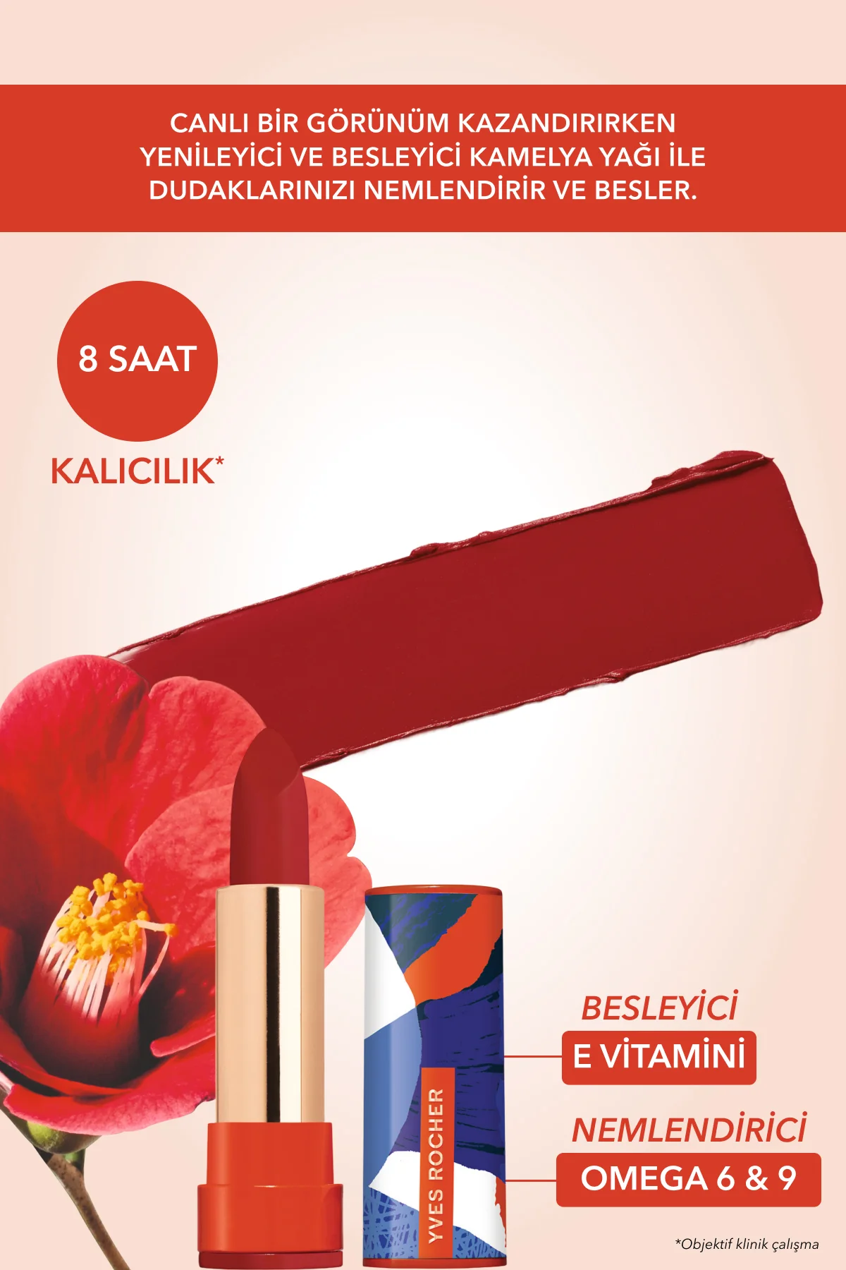 8 Saat Etkili Yoğun Renkli Mat Ruj-06. Frambuaz-3.8g-84215