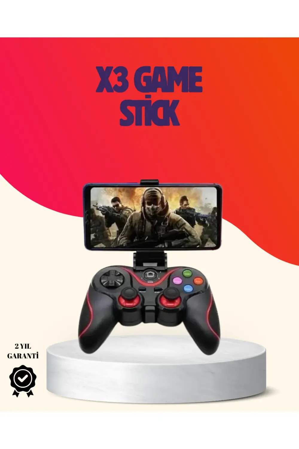 8 Saat Pil Ömrü Sunan Kablosuz Oyun Kumandası