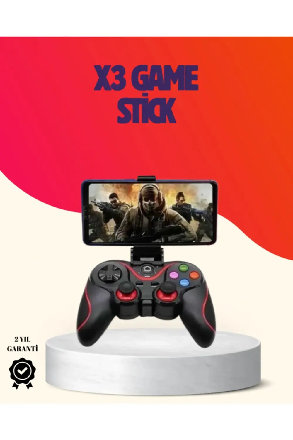 8 Saat Pil Ömrü Sunan Kablosuz Oyun Kumandası