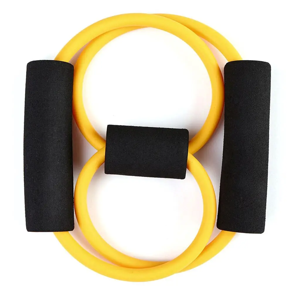 8 Şeklinde Direnç Bandı Yoga Plates Ve Vücut Geliştirme Egzersiz 8 Şeklinde Direnç Bandı Yoga Plates Ve Vücut Geliştirme Egzersiz