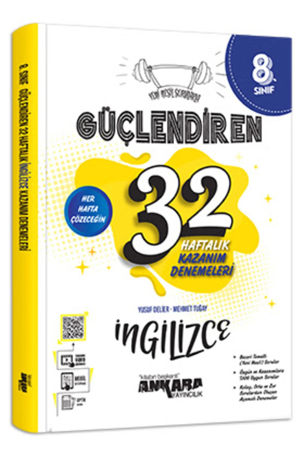 8. Sınıf Güçlendiren 32 Haftalık İngilizce Kazanım Denemeleri / A