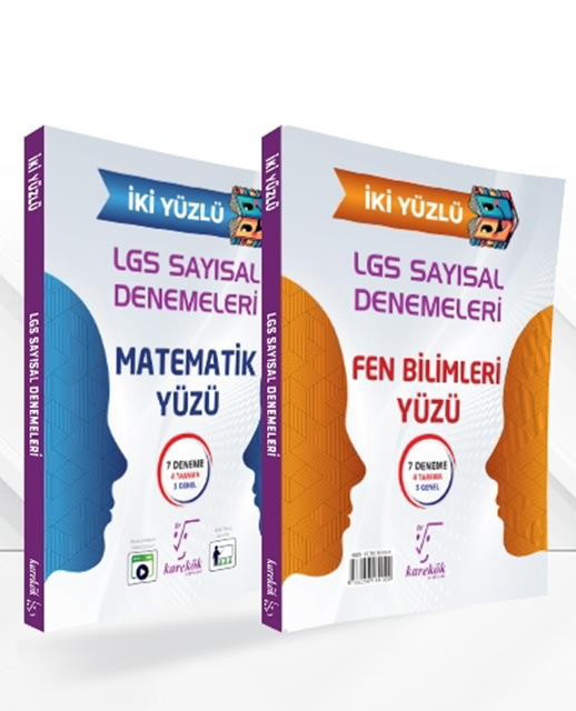 8. Sınıf İki Yüzlü LGS Sayısal Denemeleri Karekök Yayıncılık