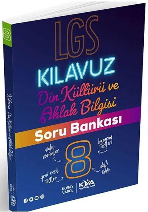 8. Sınıf LGS Din Kültürü ve Ahlak Bilgisi Kılavuz Soru Bankası KV