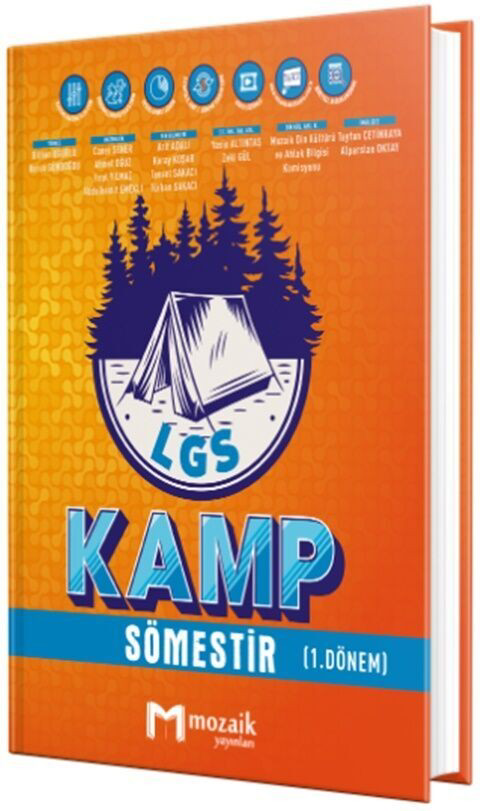 8. Sınıf LGS Kamp Sömestır 1. Dönem Mozaik Yayınları