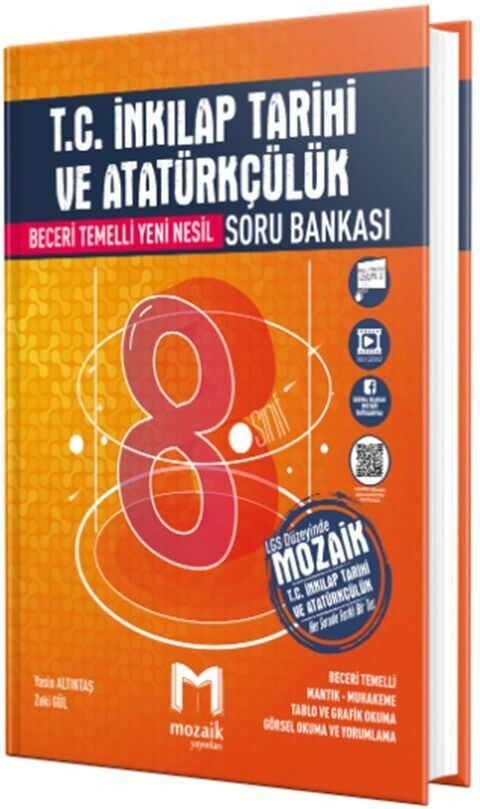 Mozaik Yayınları 8. Sınıf Lgs T.C. İnkılap Tarihi Ve Atatürkçülük Soru Bankası Moz