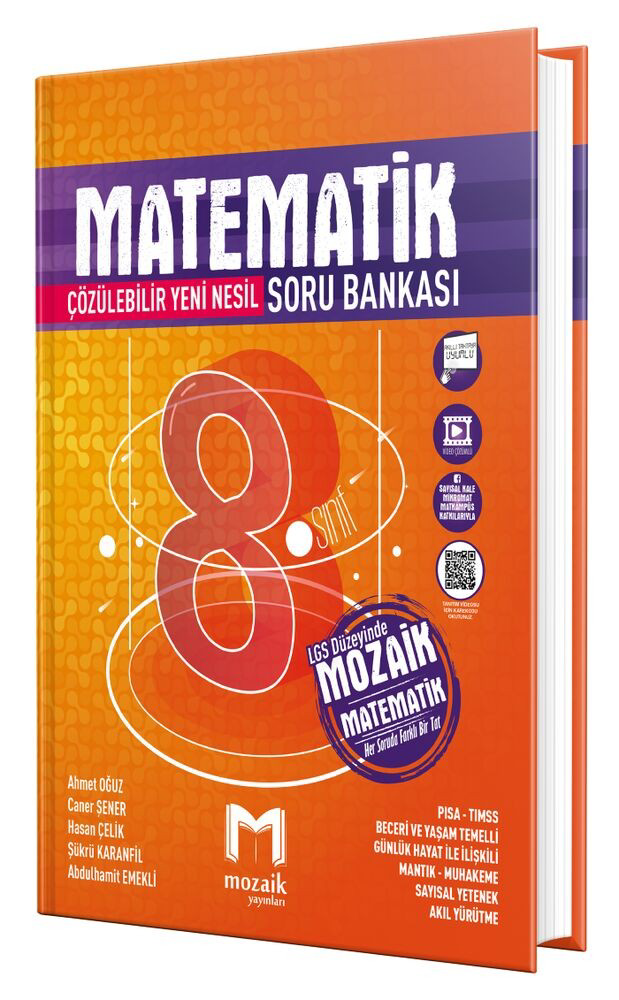 8. Sınıf Matematik Soru Bankası Mozaik Yayınları