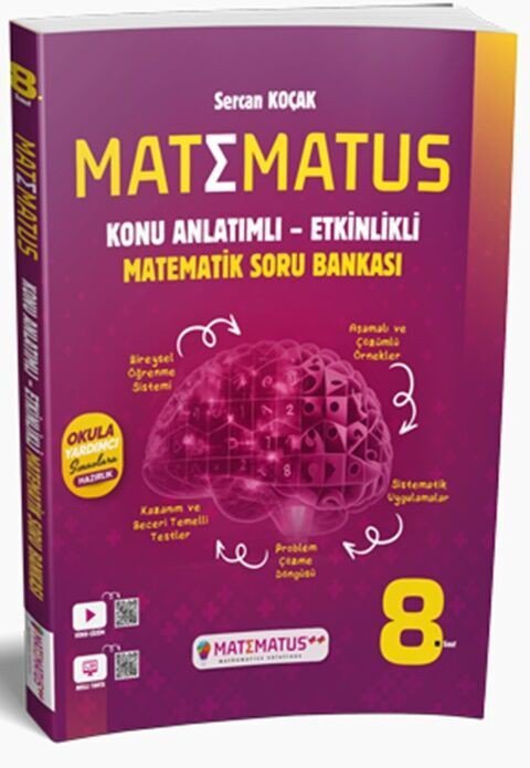 Matematus Yayinlari 8. Sinif Matematik Konu Anlatimli Etkinlikli Soru Bankasi Matemat
