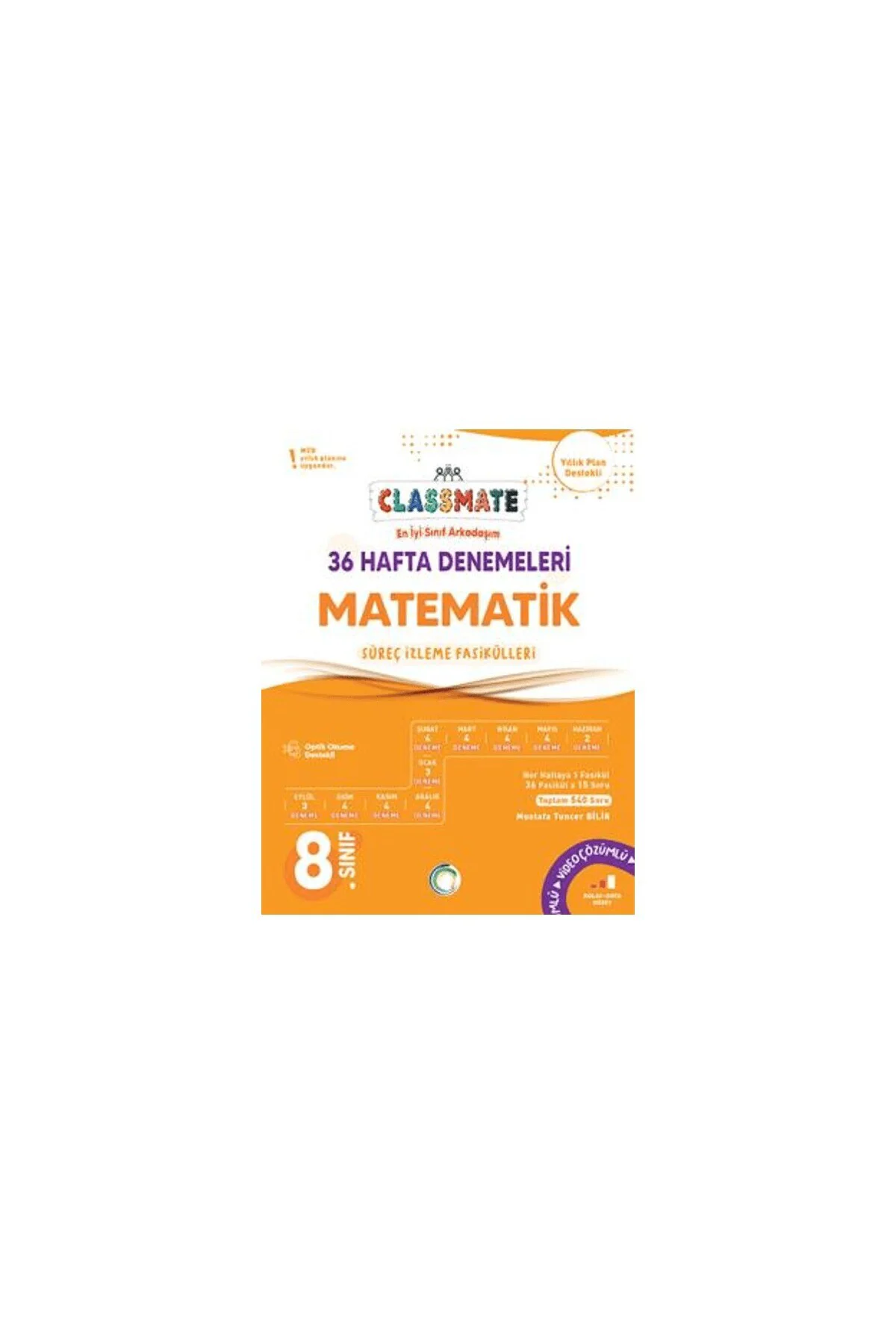 8. Sınıf Classmate 36 Hafta Denemeleri Matematik Süreç İz. Fasikü