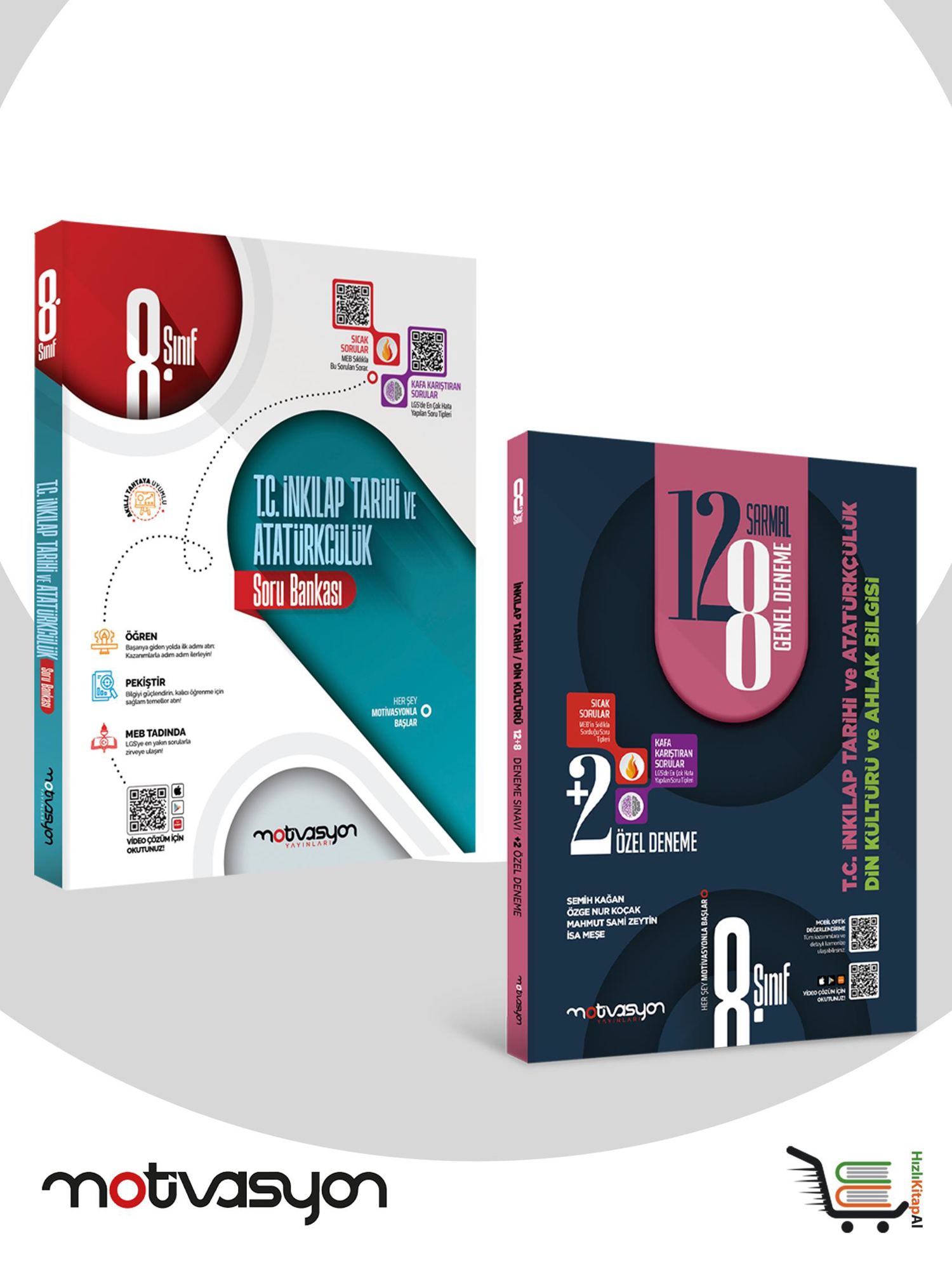 8. Sınıf TC İnkilap tarihi ve Atatürkçülük Seti 2 eser