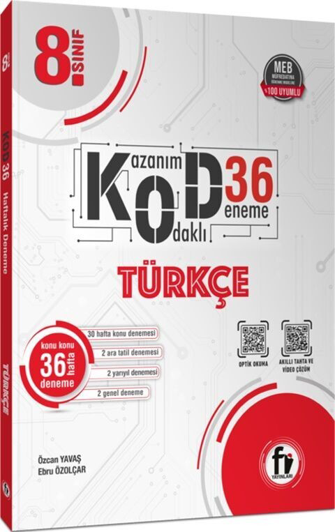 8. Sınıf Türkçe Kod 36 Deneme Fi Yayınları