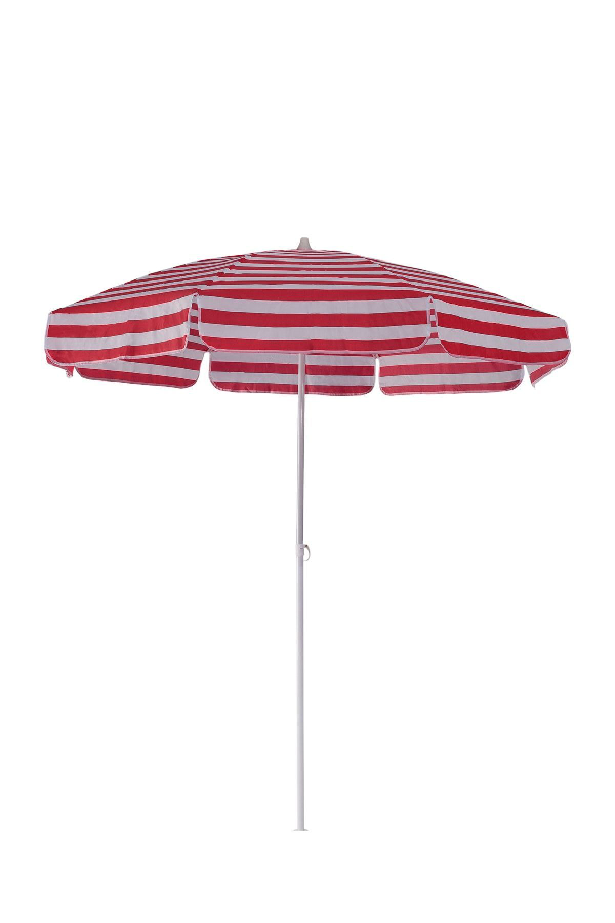 Exent 8 Telli - 200 Cm Plaj Bahçe Balkon Şemsiyesi, Eğilebilen Şemsiye