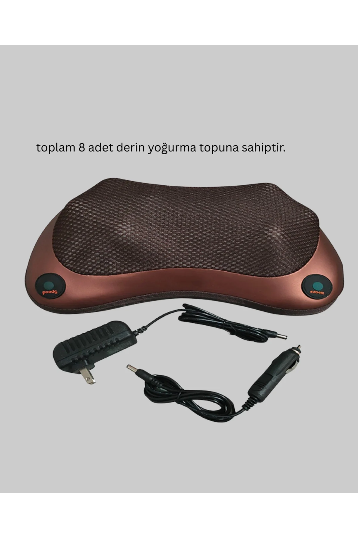8 Toplu Derin Yoğurma Masaj Yastığı Ev ve Araç Kullanımına Uygun
