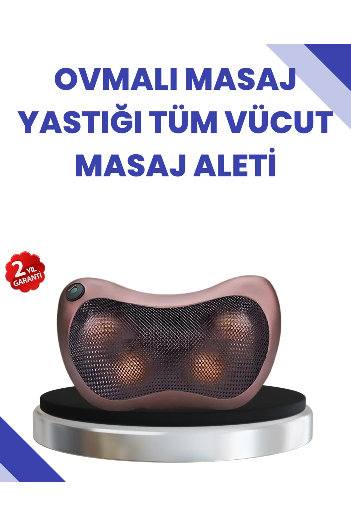 8 Toplu Derin Yoğurma Masaj Yastığı Ev ve Araç Kullanımına Uygun