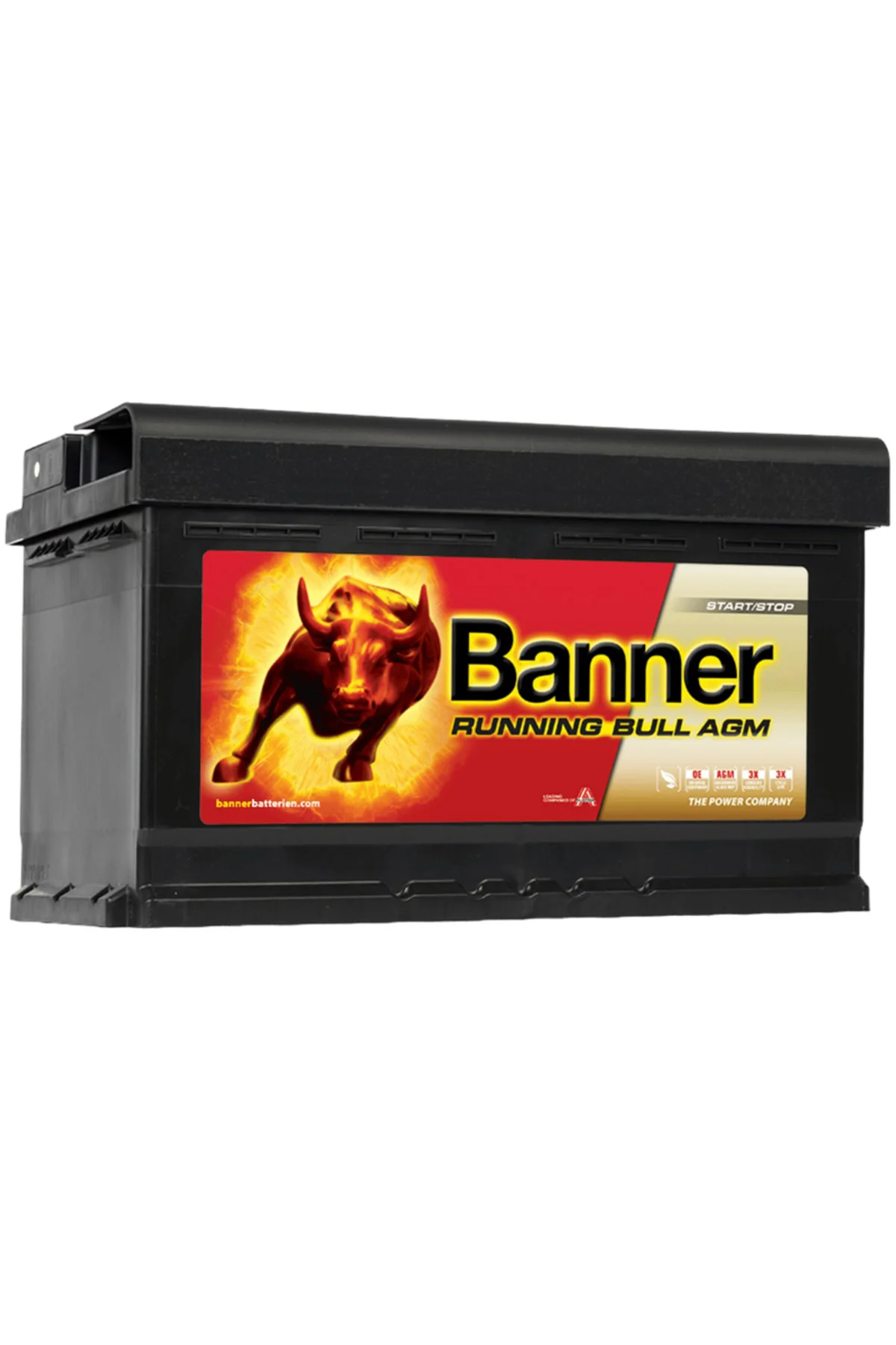 80 Ah Agm Akü  580 01  Banner Running Bull Agm