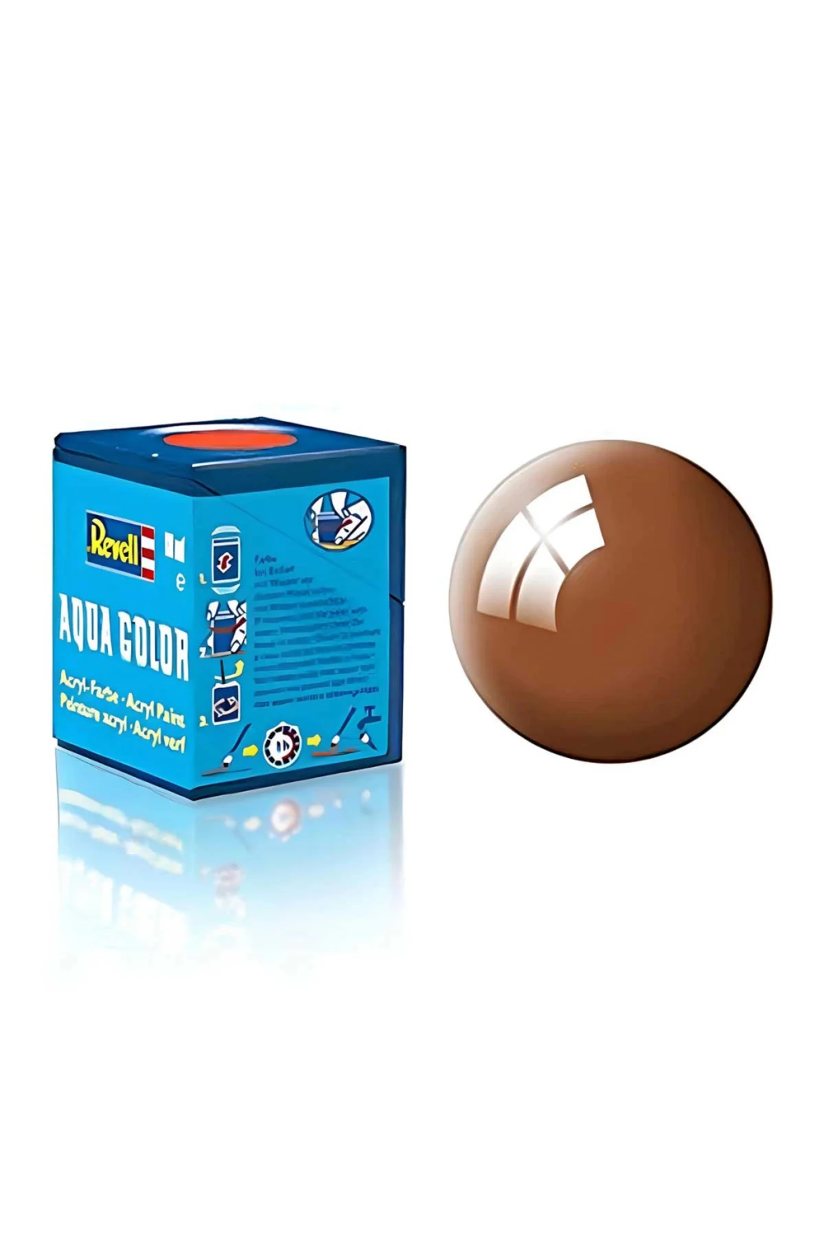 80 -Aqua Color Mud Brown - Gloss Boya- 18 ml