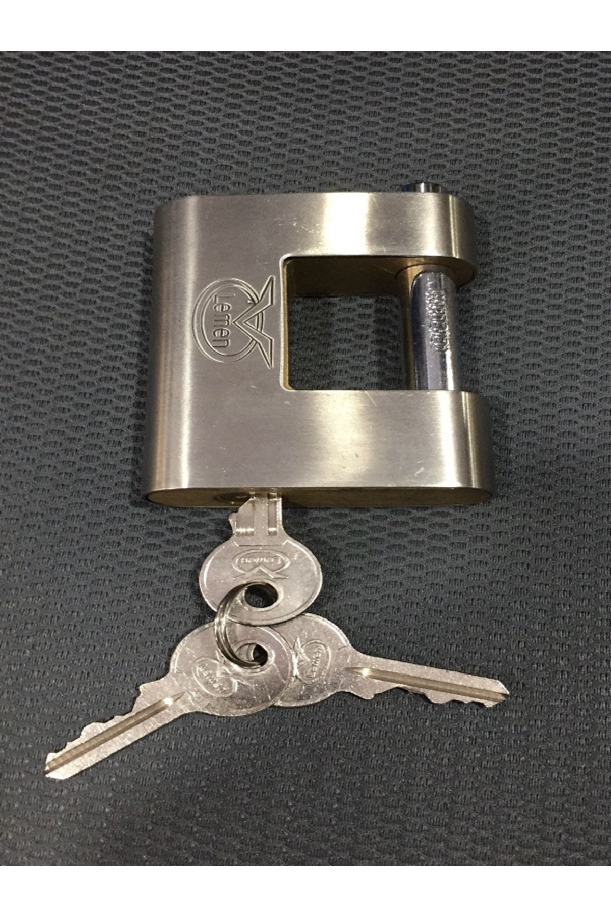 80 Mm Krom Kaplı Kayar Milli Pirinç Asma Kilit