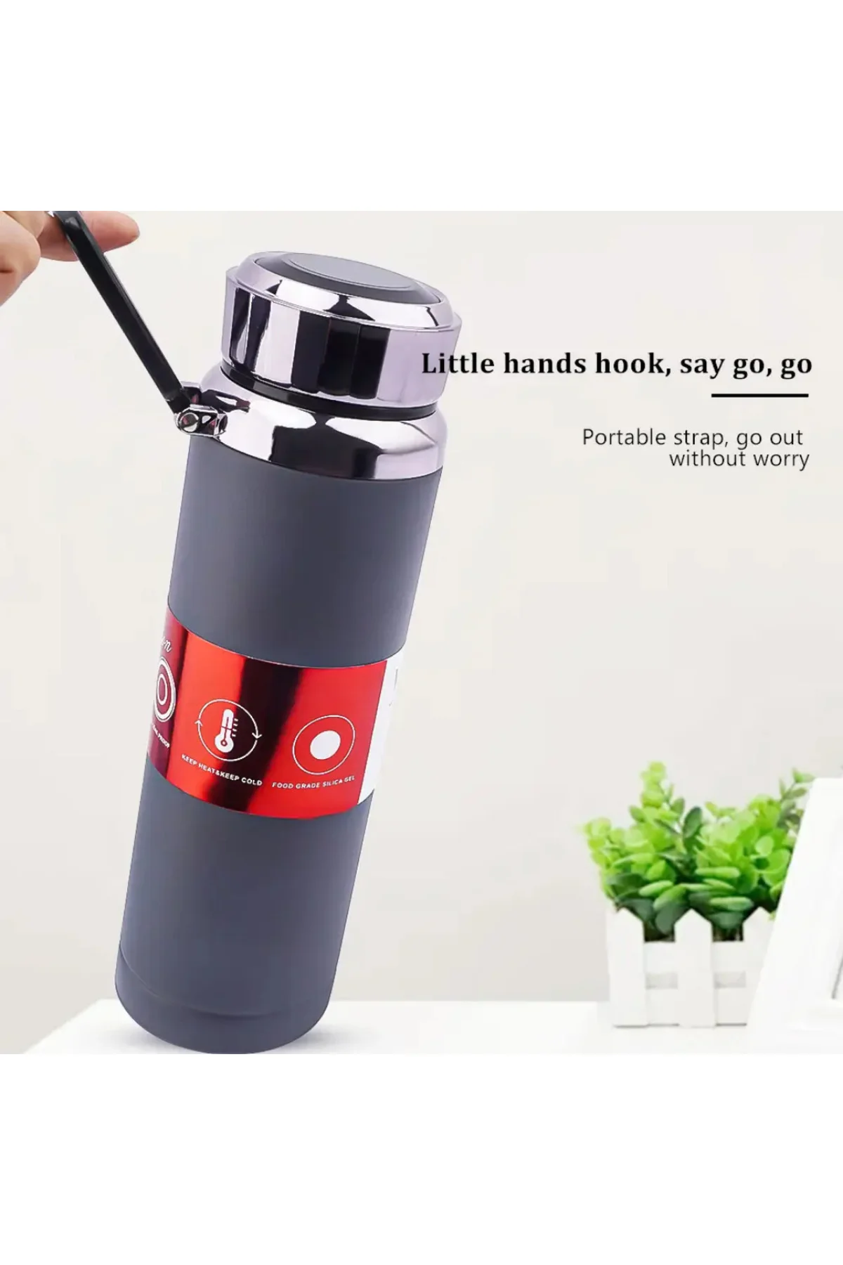 800 ml Paslanmaz Çelik Ledli Dijital Göstergeli Dereceli Isı Sıcaklık Göstergeli Termos 800 ml Paslanmaz Çelik Ledli Dijital Göstergeli Dereceli Isı Sıcaklık Göstergeli Termos