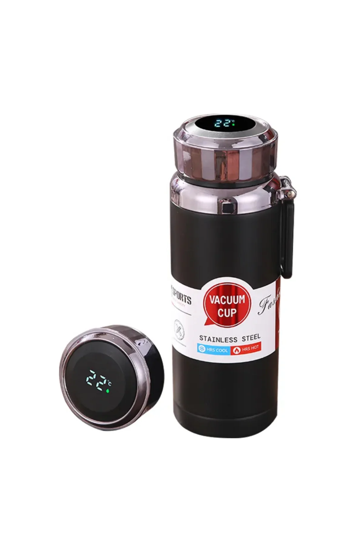 800 ml Paslanmaz Çelik Ledli Dijital Göstergeli Dereceli Isı Sıcaklık Göstergeli Termos 800 ml Paslanmaz Çelik Ledli Dijital Göstergeli Dereceli Isı Sıcaklık Göstergeli Termos