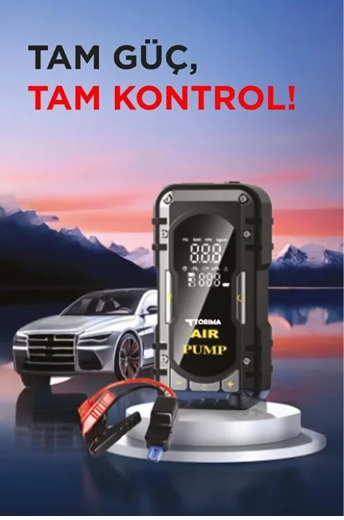 8000 Mah Taşnabilir Dijital Ekranlı Araç Akü Takviyeli,powerbank,ışıklı Oto Hava Kompresörü Fiyatı, Yorumları ve Özellikleri