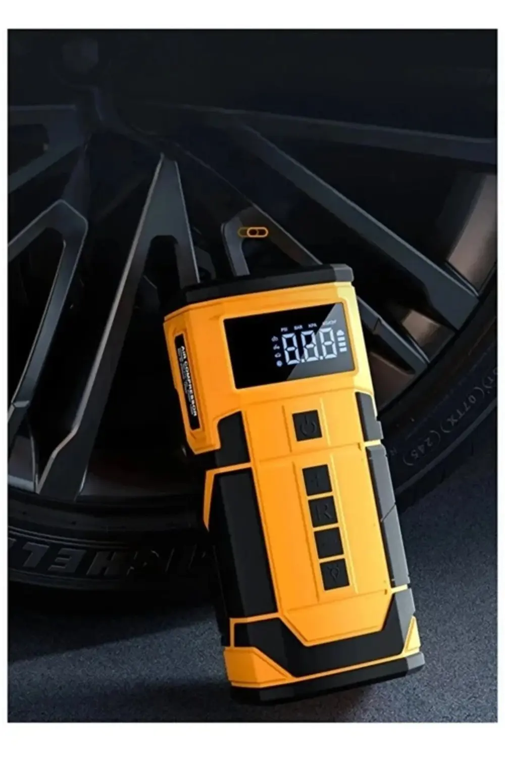 8000 Mah Taşnabilir Dijital Ekranlı Araç Akü Takviyeli,powerbank,