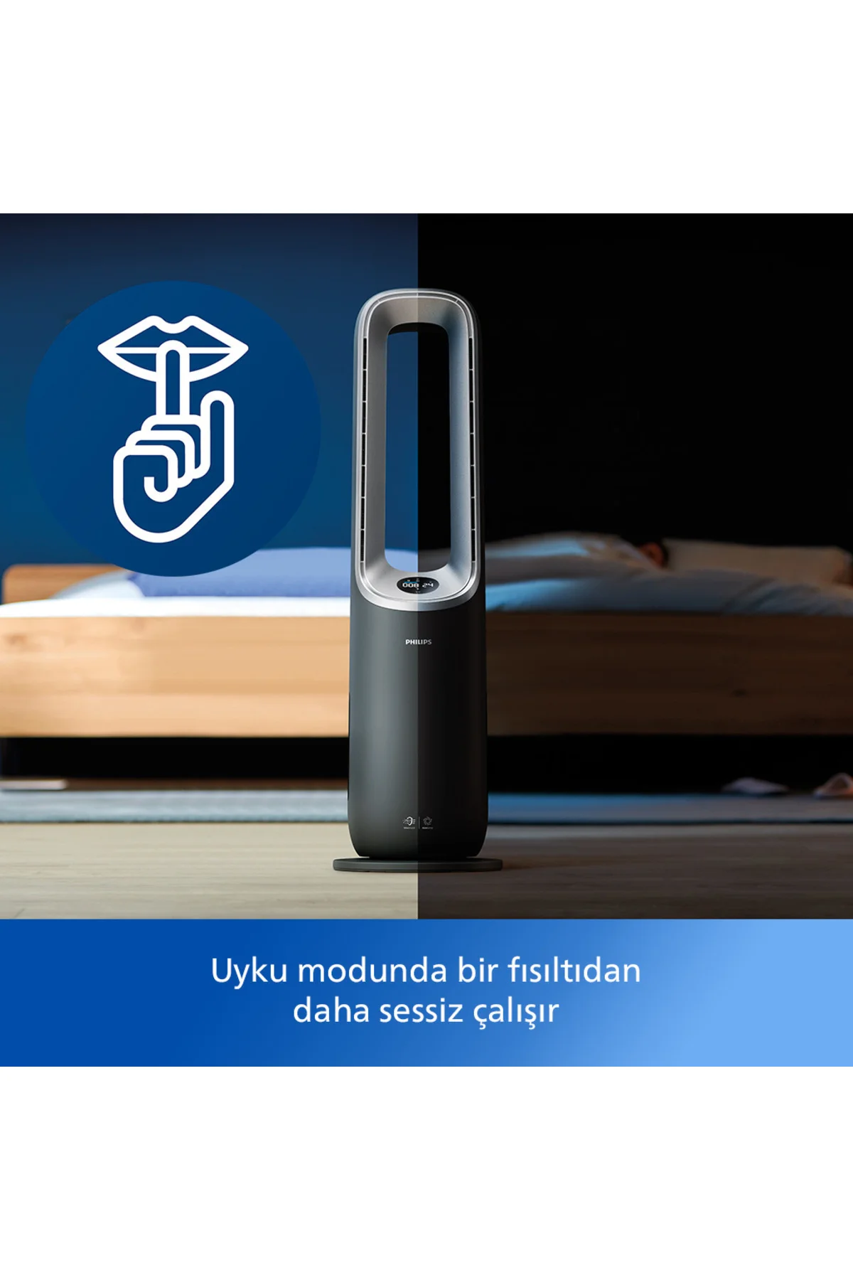 8000 Serisi Air Performer 3in1 Hava Temizleme Cihazı, 270 m3/sa Temiz Hava Hızı, AMF870/15